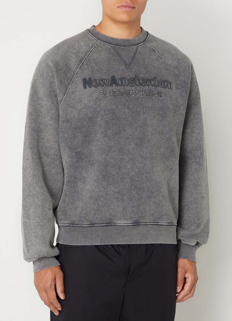 New Amsterdam Surf Association Organic cotton sweater with a washed finish