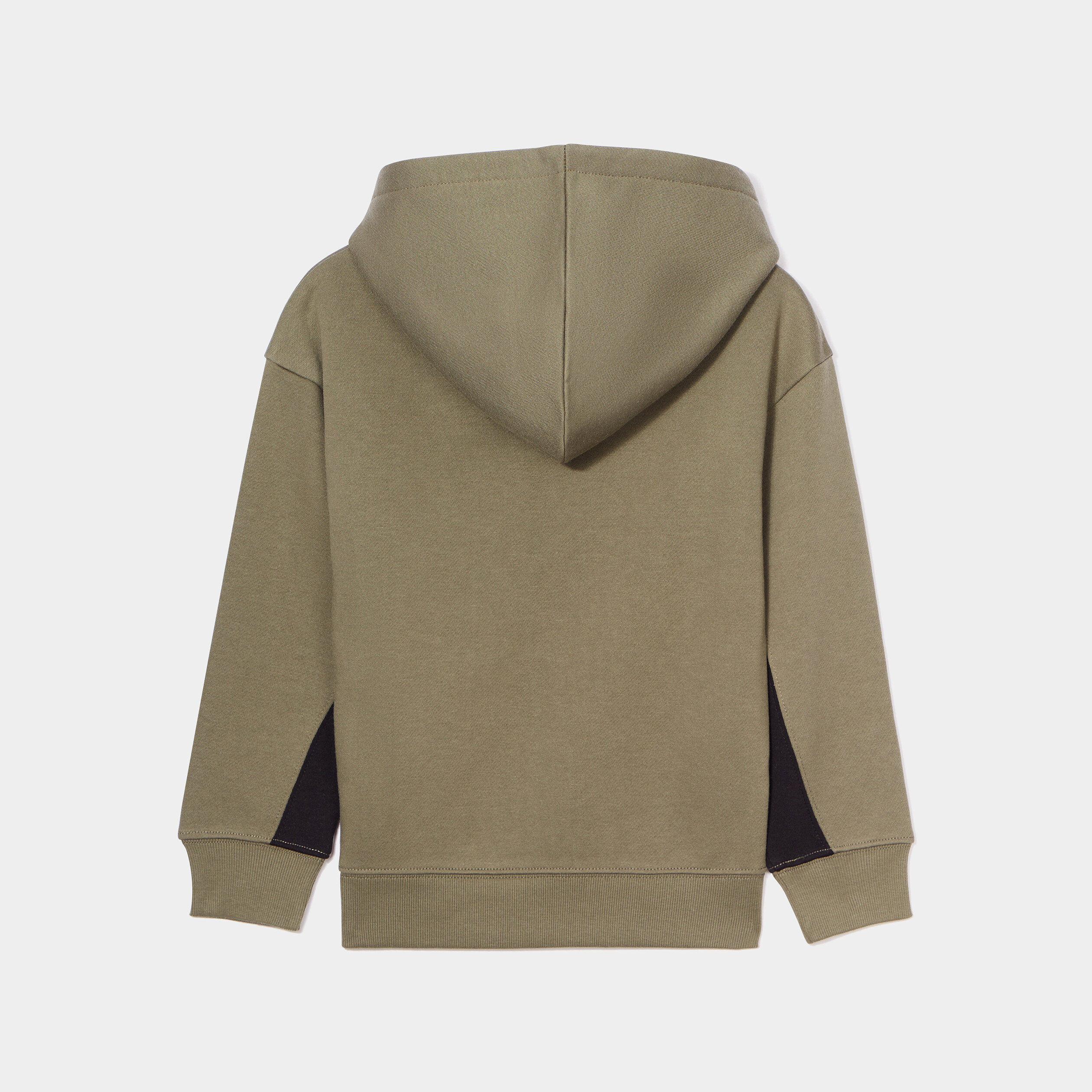 Sweat à capuche hoodie Minecraft vert kaki garçon | La Halle