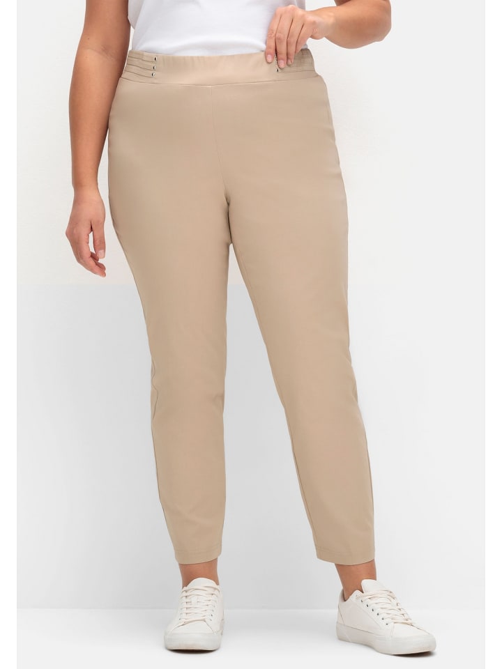 sheego Bengalin-Schlupfhose in beigefarben günstig kaufen
