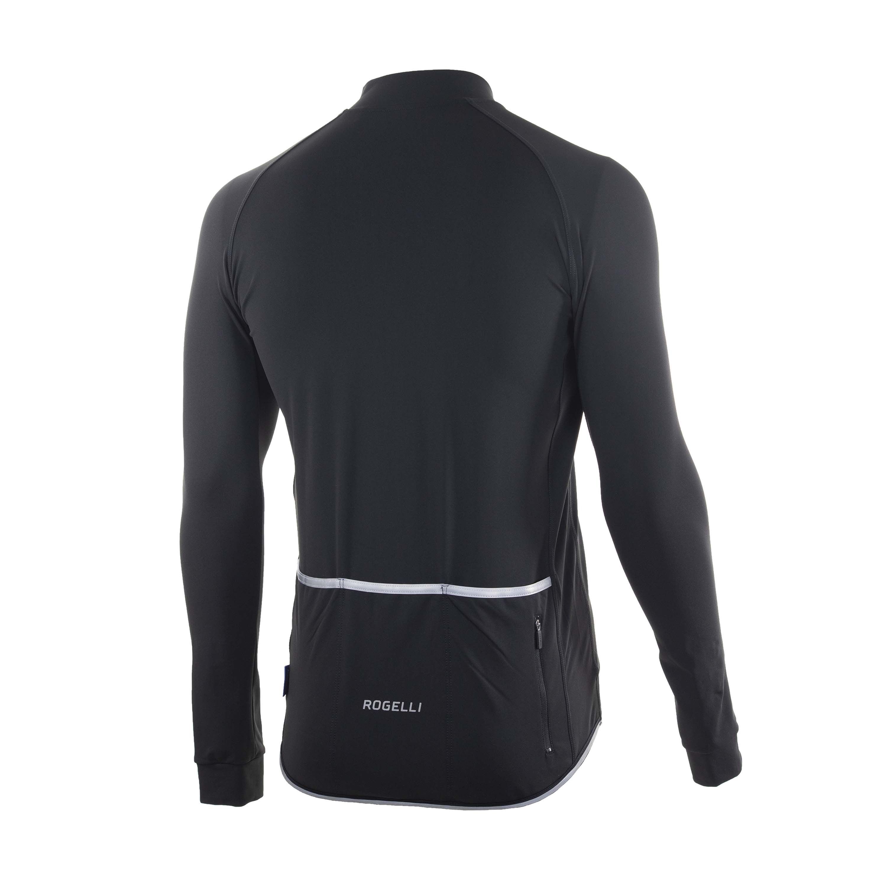 Rogelli Treviso 2.0 Schwarz Herren Radtrikot Langarm