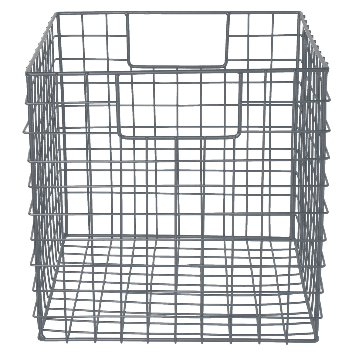 Großer Metallkorb mit 2 Griffen