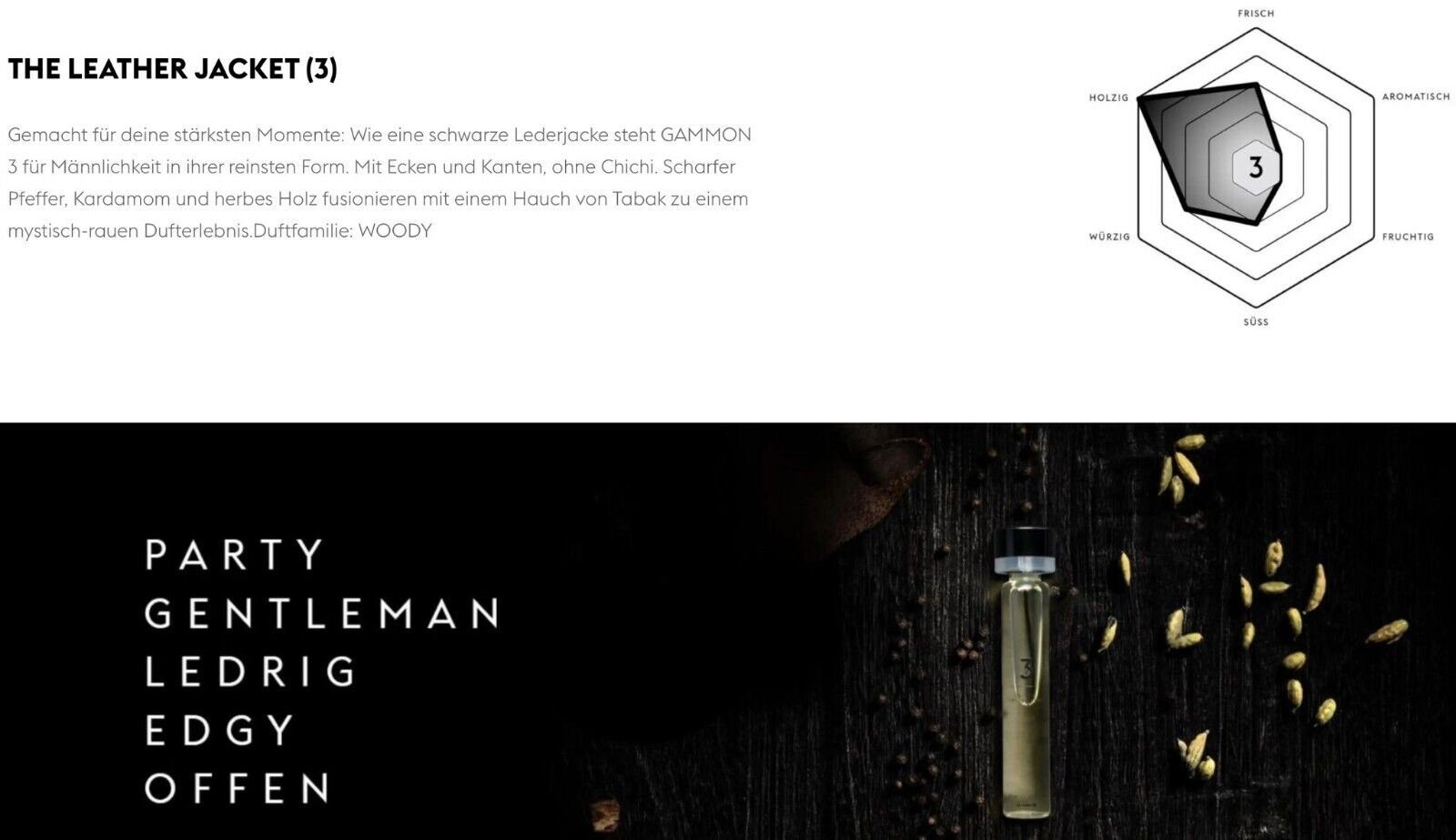 GAMMON Eau de Parfum Black Styles - The Leather Jacket (3)