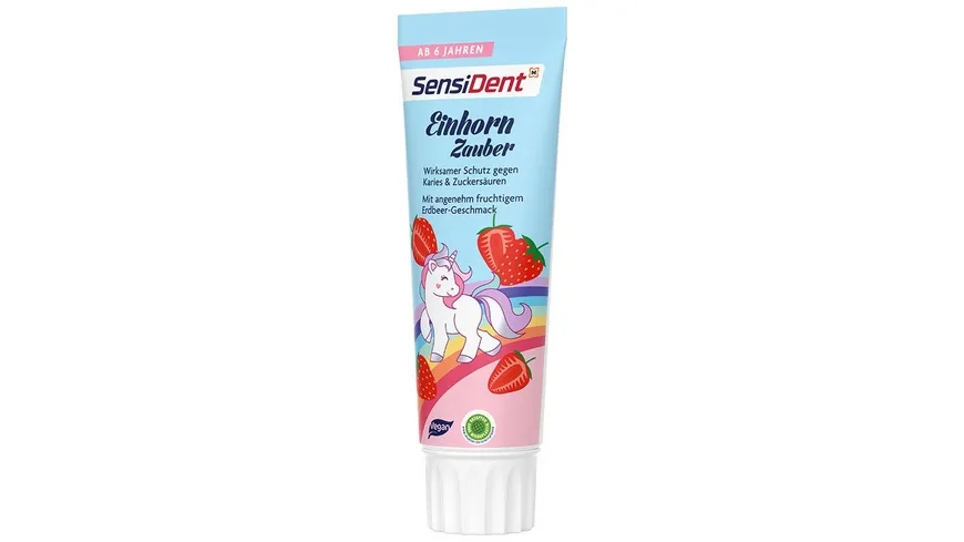 SensiDent Zahncreme Junior Einhorn Zauber 75 ml