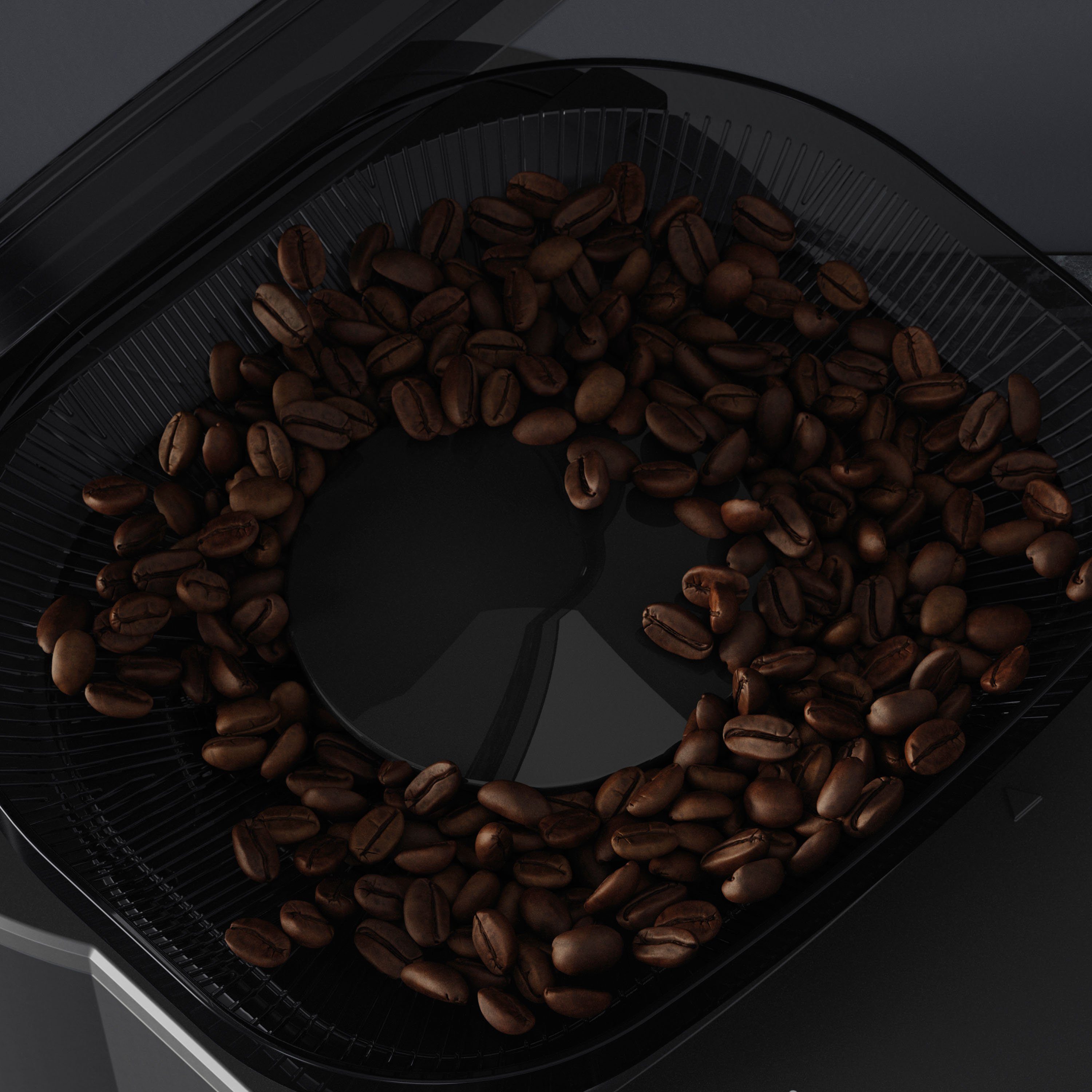 AEG Kaffeemaschine mit Mahlwerk CM6-1-5ST Gourmet 6, 1,25l Kaffeekanne, Papierfilter 1x4