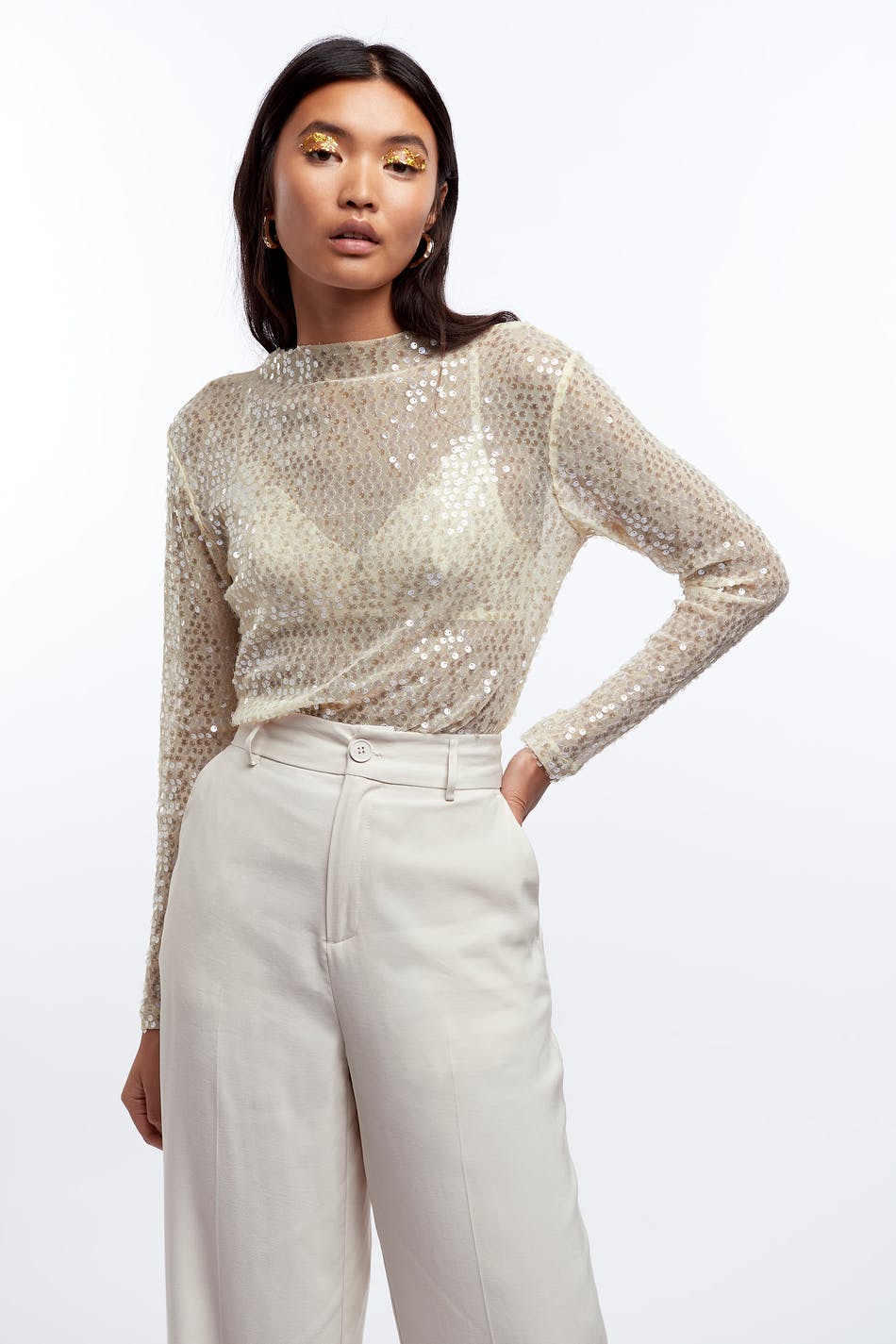 Silvana sequins top
