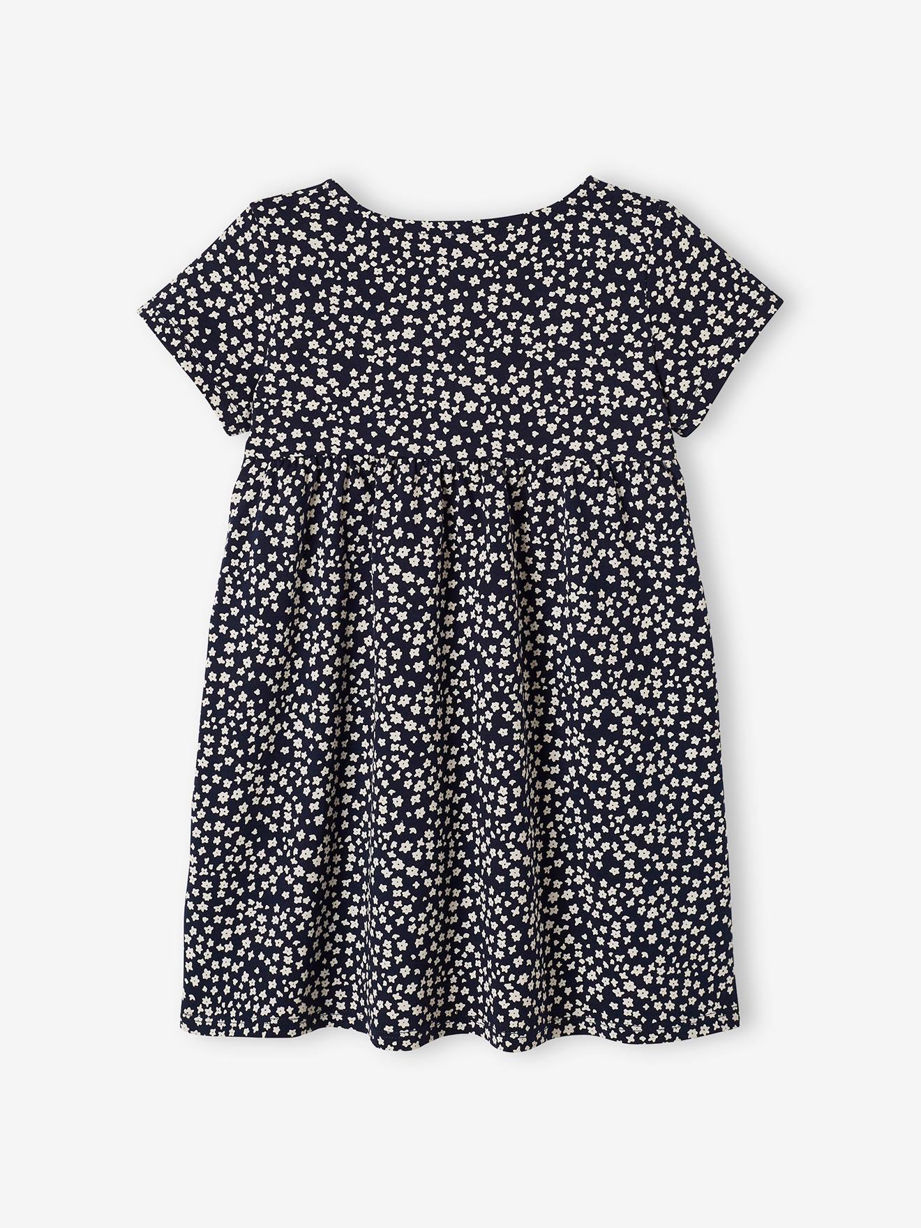 Vertbaudet Mädchen-Set: Kleid + Cardigan Oeko Tex - malve