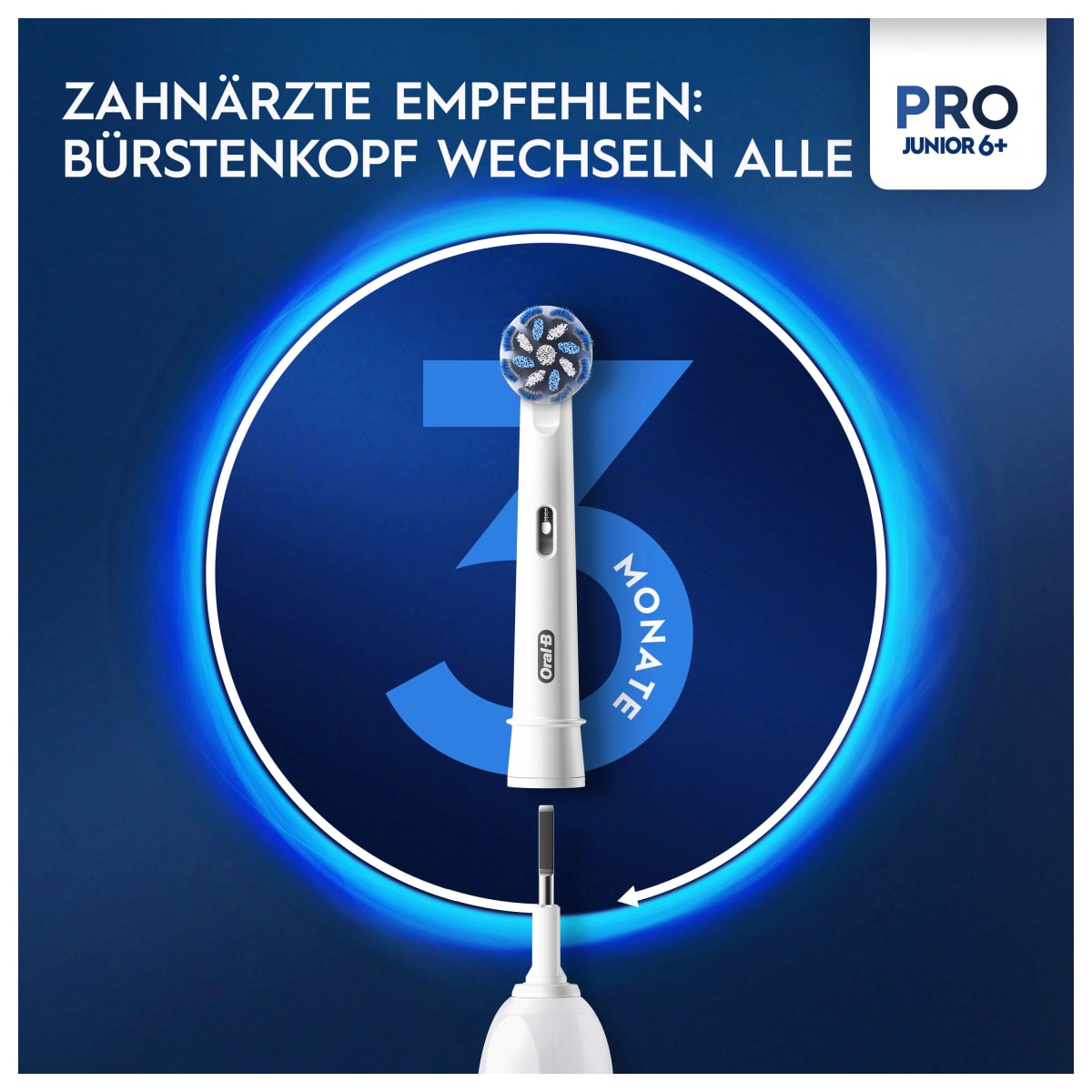 Elektrische Zahnbürste Kinder PRO Junior Frozen, ab 6 Jahren, 1 St
