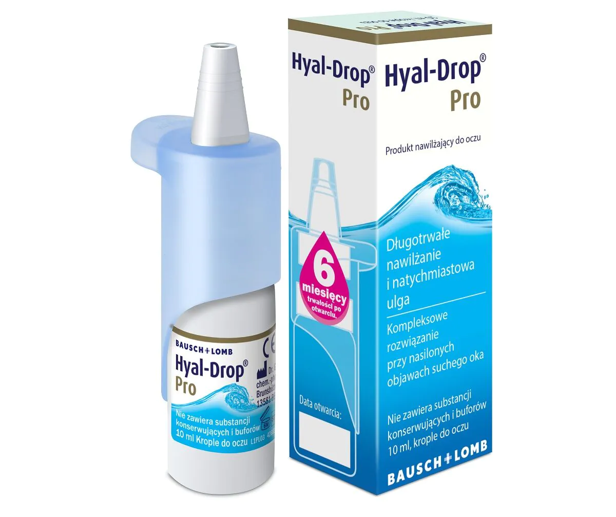 Hyal-Drop Pro, hidratantne kapi za oči, 0,24% natrijum hijaluronat