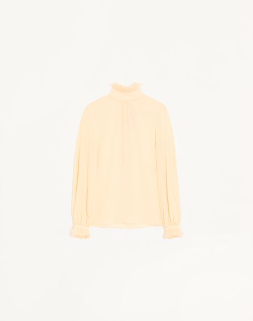 Topo em crepe de chine