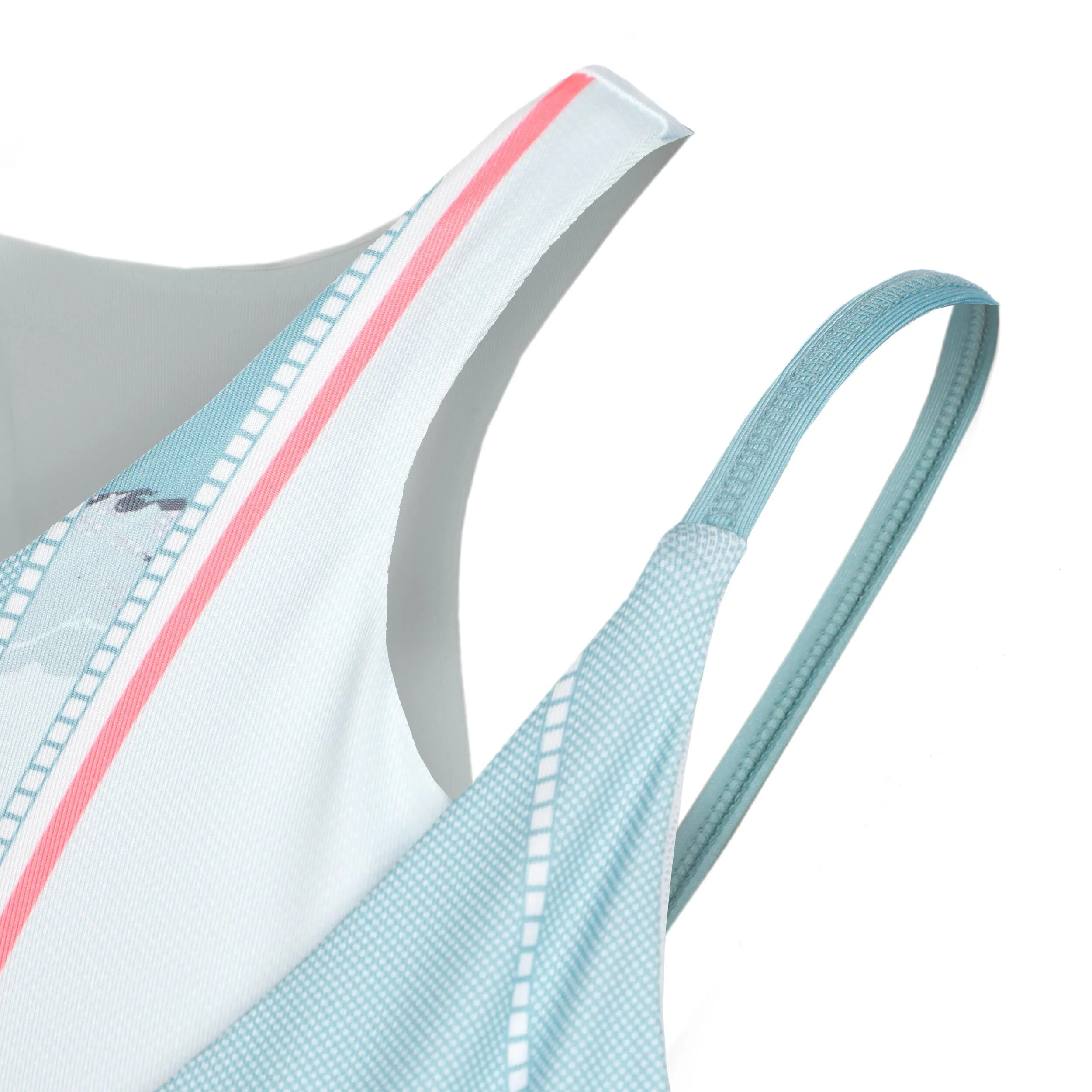 Can't Find Me Bralette Tank-Top Damen - Türkis, Mehrfarbig