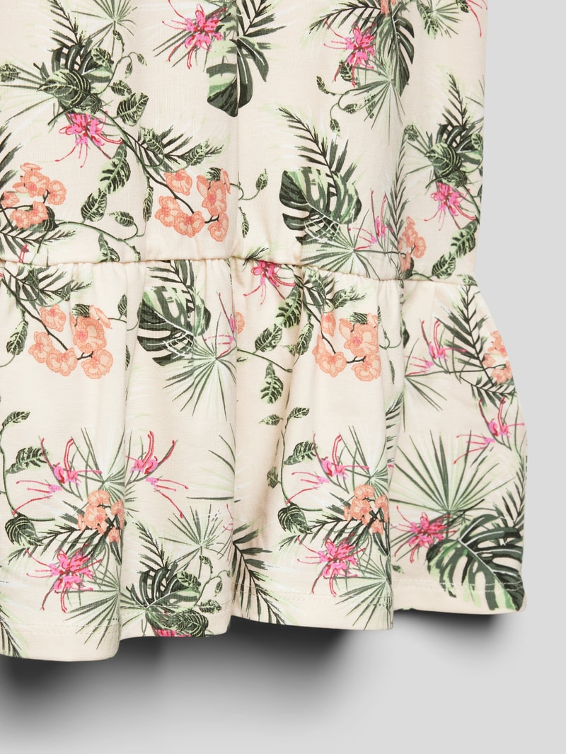 Kleid mit floralem Print Modell 'FLOENCE' in hellrosa