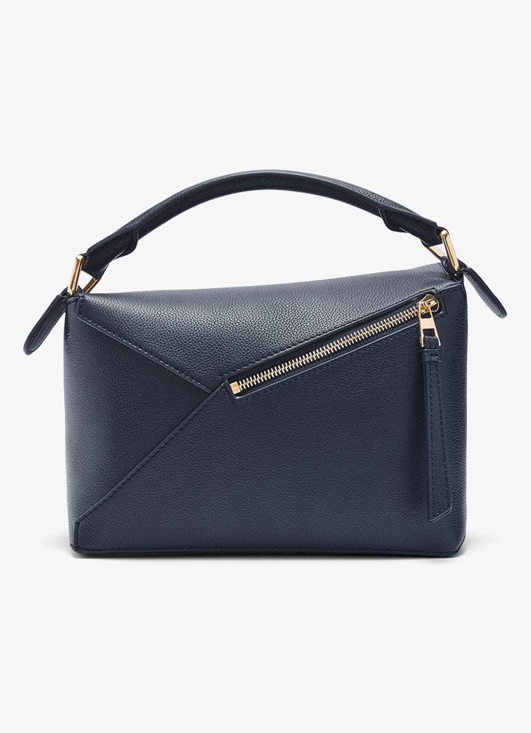 LOEWE Puzzle Edge Malá kabelka z telecí kůže