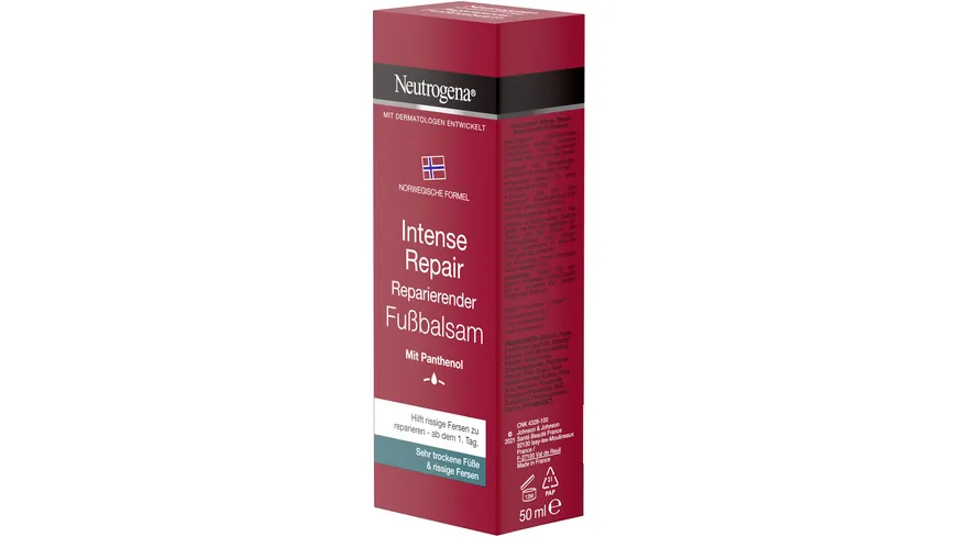 Neutrogena Norwegische Formel Intense Repair Reparierender Fußbalm 50 ml