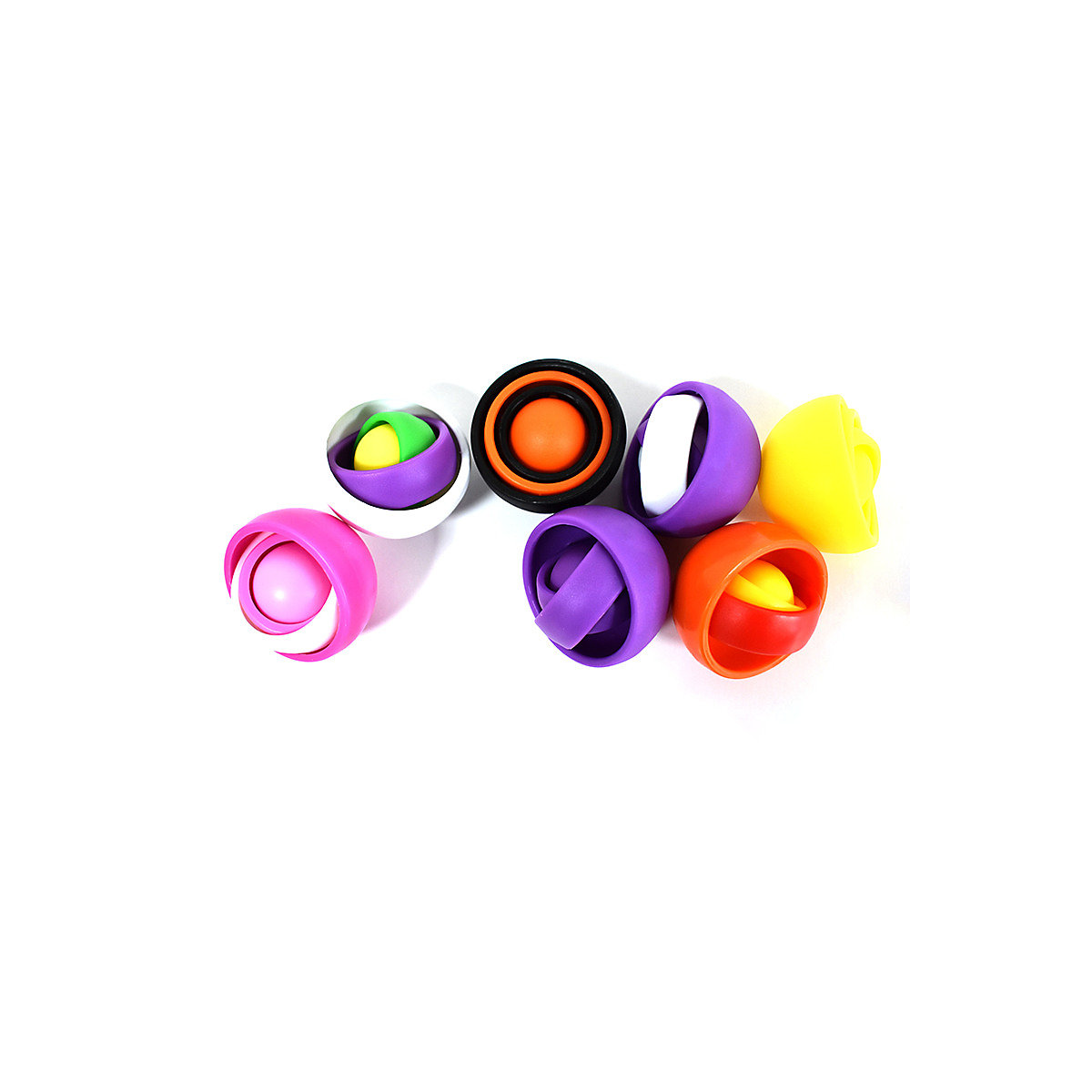 1pc Fingertip Gyro Spin Ball für Kinder 1pc Kreisel Dekompressionsspielzeug für Kinder