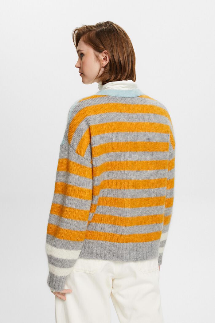 Wollmix-Cardigan mit Mohair