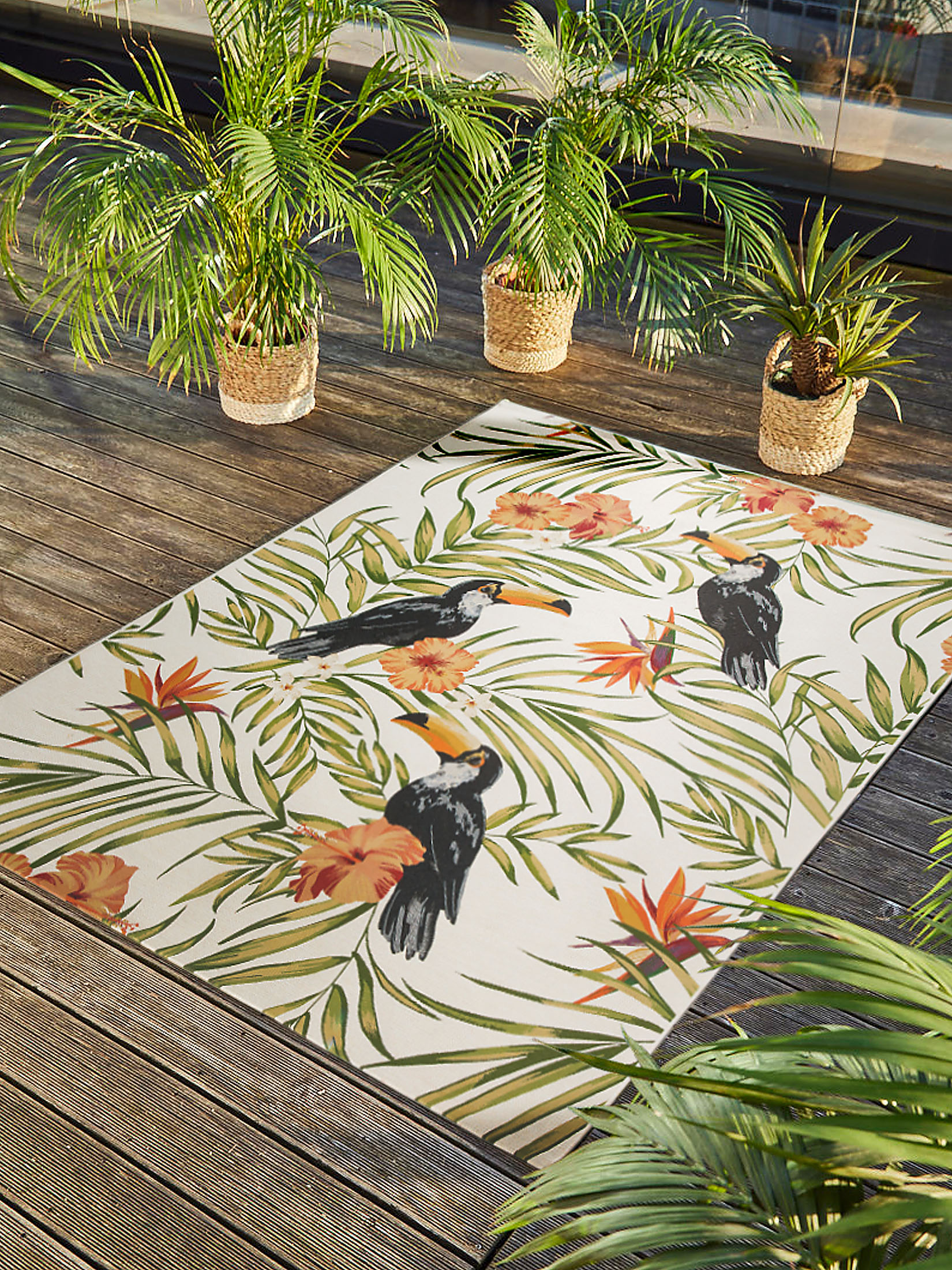 Tropical Outdoor-Teppich, Multicolor