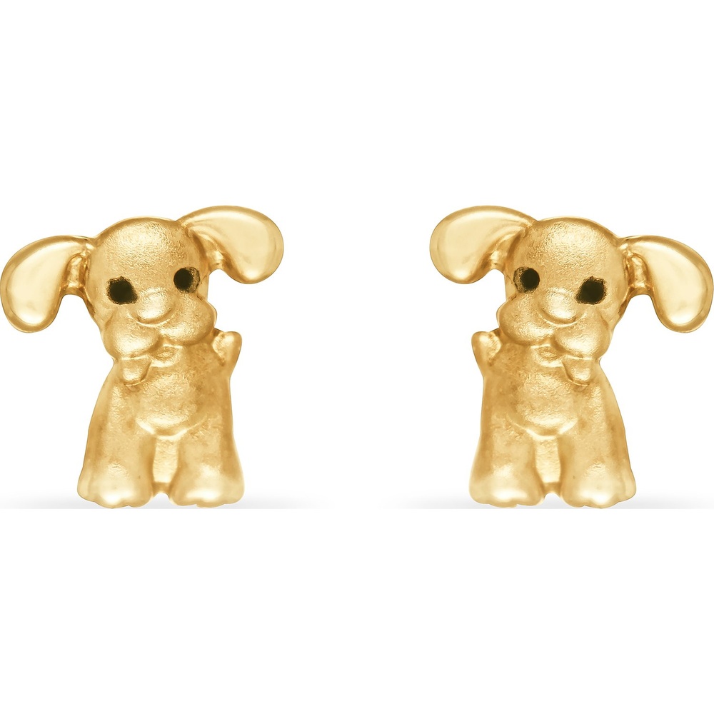 FAVS Boucles d'oreilles à fermoir à poussette 375 Or jaune Boucles d'oreilles