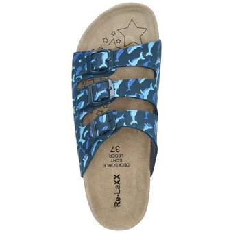 Re-Laxx Pantolette in blau