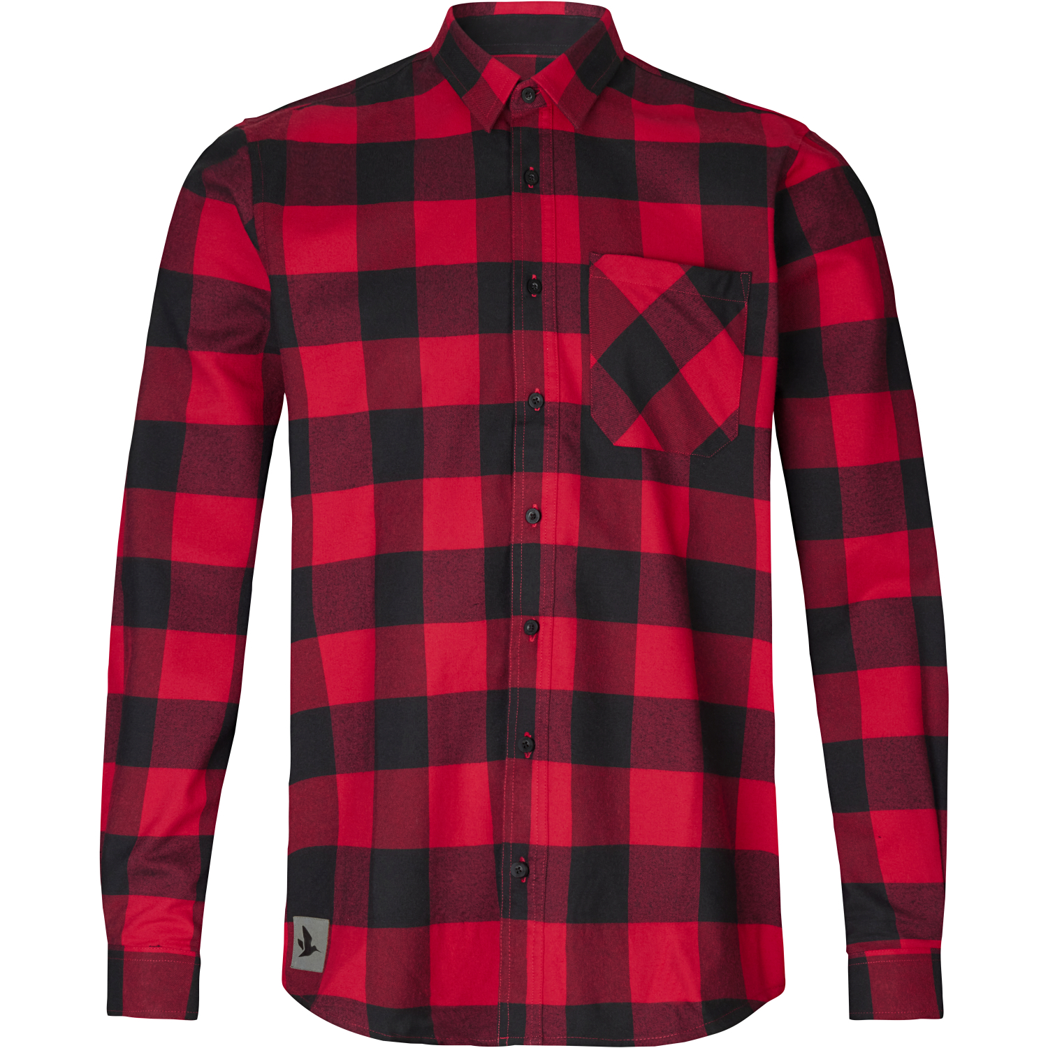 Seeland Herren Langarmhemd Toronto (red check)