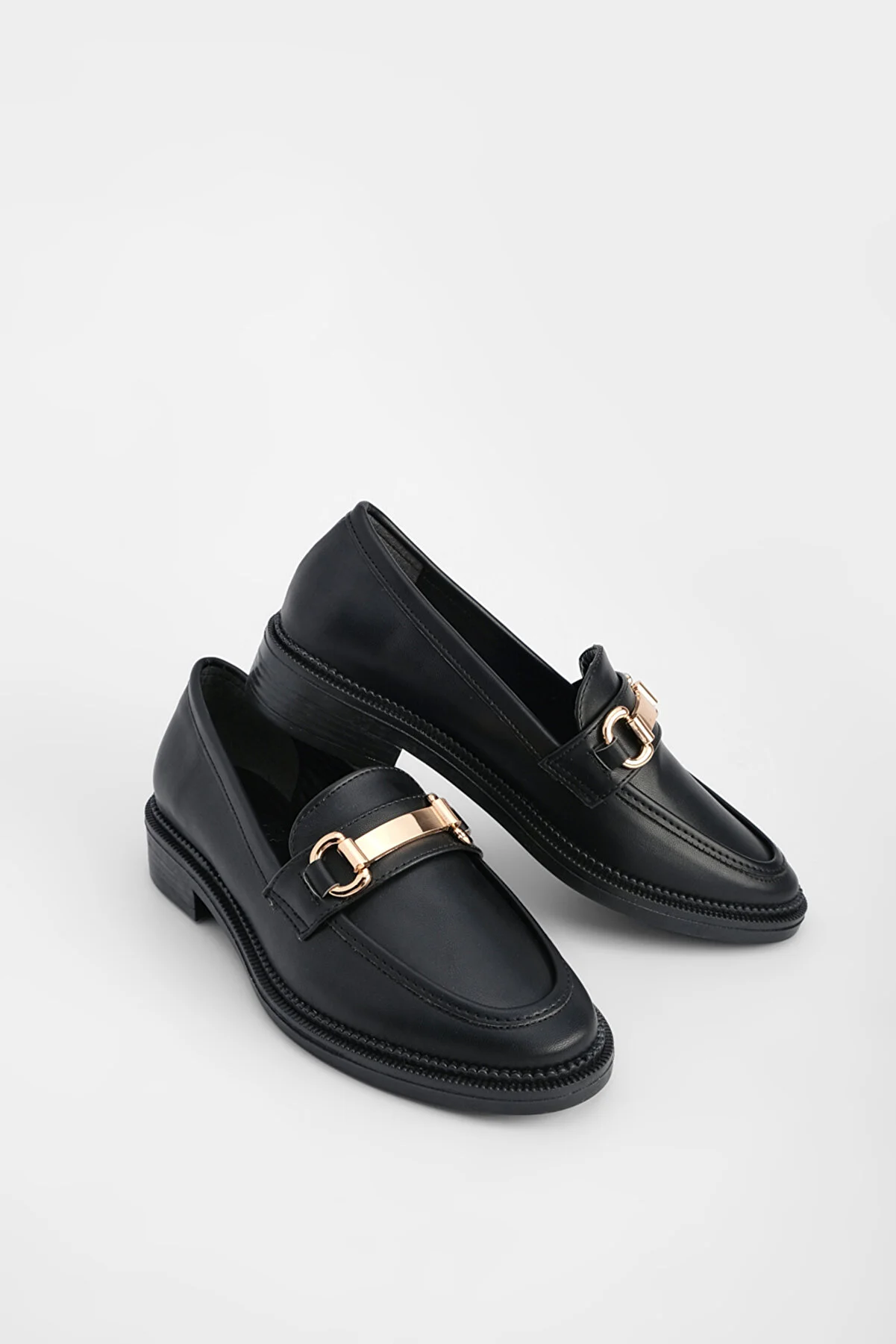 Marjin  Loafer - Schwarz - Blockabsatz