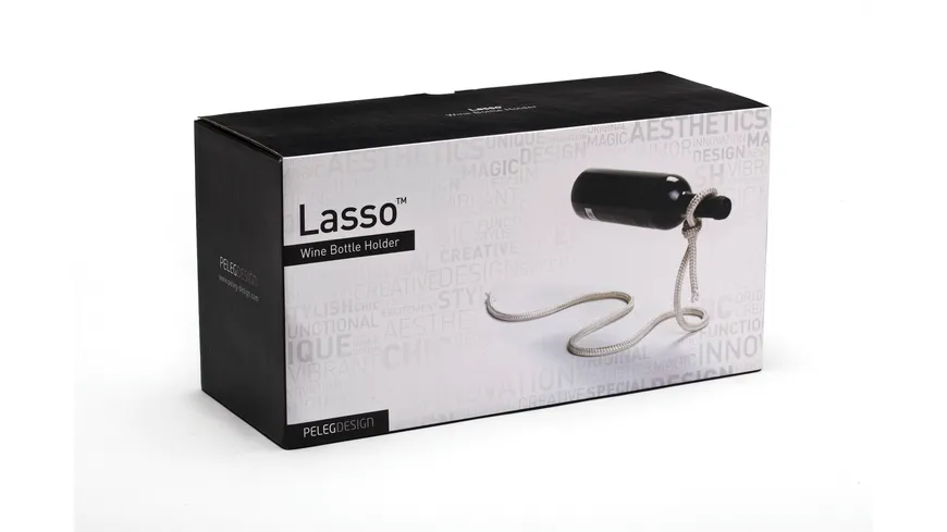 Peleg Weinflaschenständer Lasso weiß