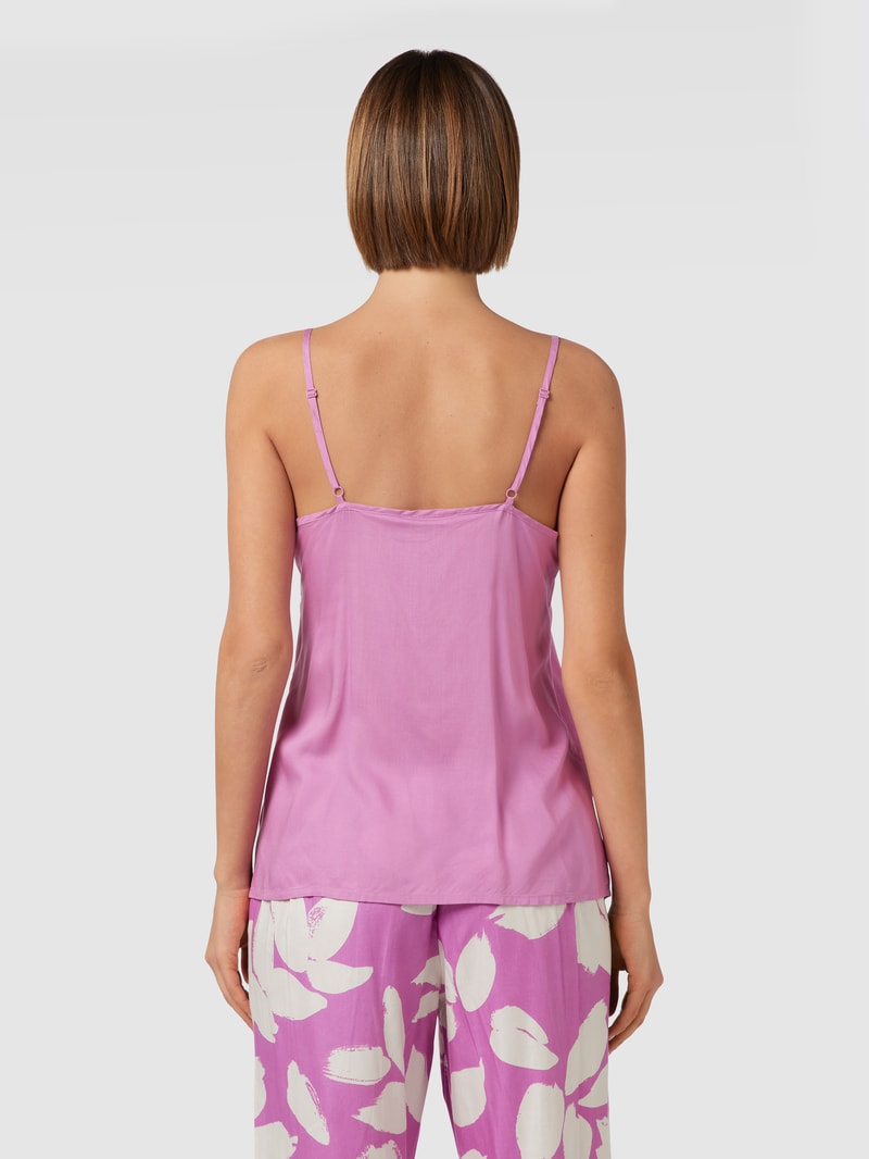 Pyjama-Oberteil mit Spaghettiträgern Modell 'Viola' in pink