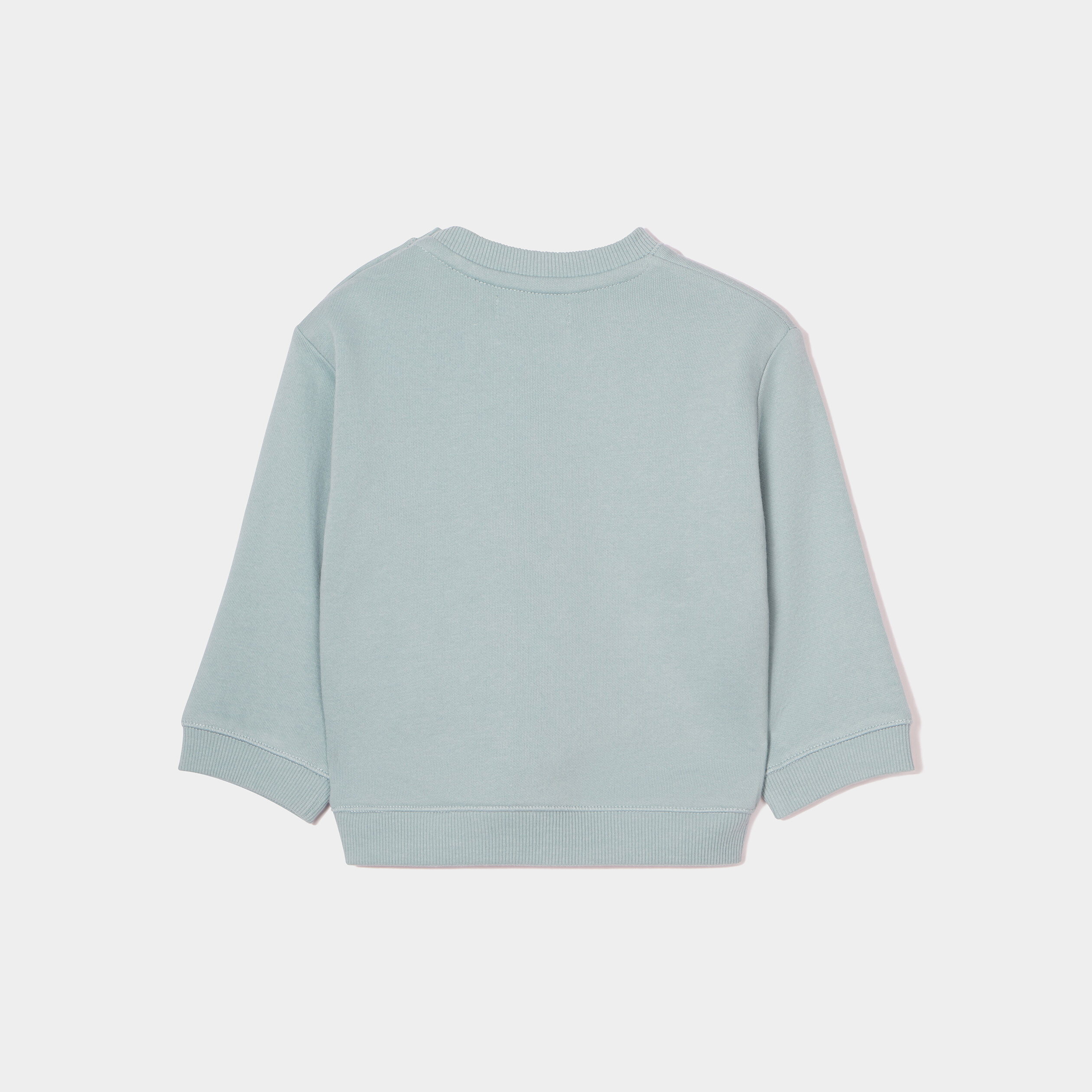Sweat boutonné manches longues Creeks vert clair bébé garçon | La Halle
