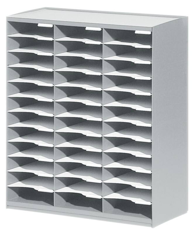 Paperflow Sortiersystem 803.02 DIN A4 500 Blatt Grau 67,4 x 30,8 x 79,1 cm