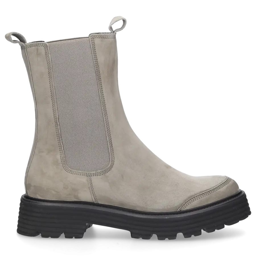 305 SOBE - Chelsea Boots WHITNEY Nubukleder - grün
