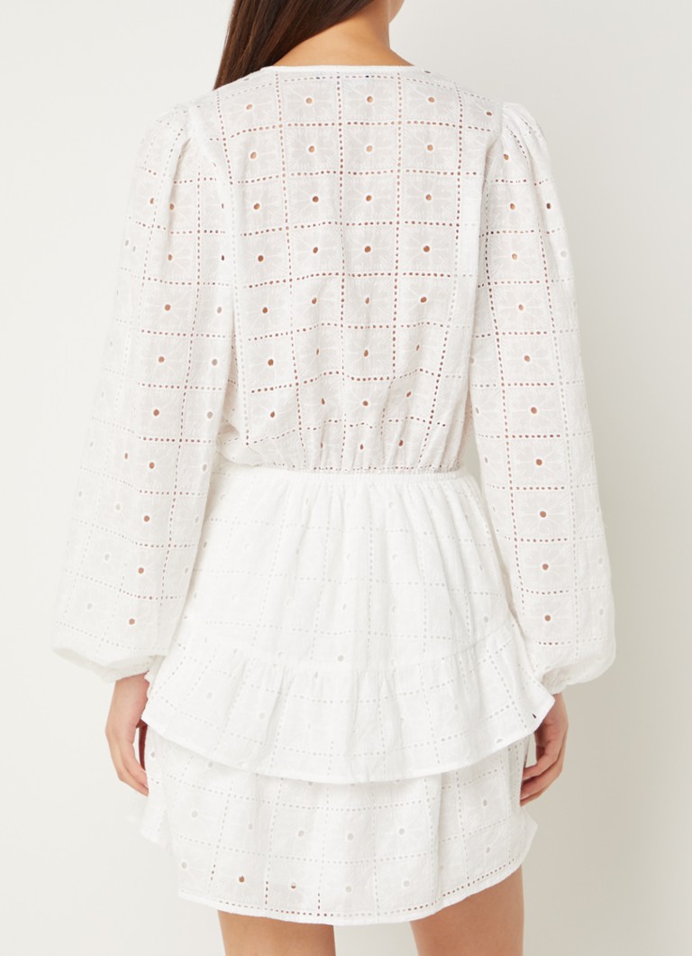 Refined Department Eloise mini dress with openwork design