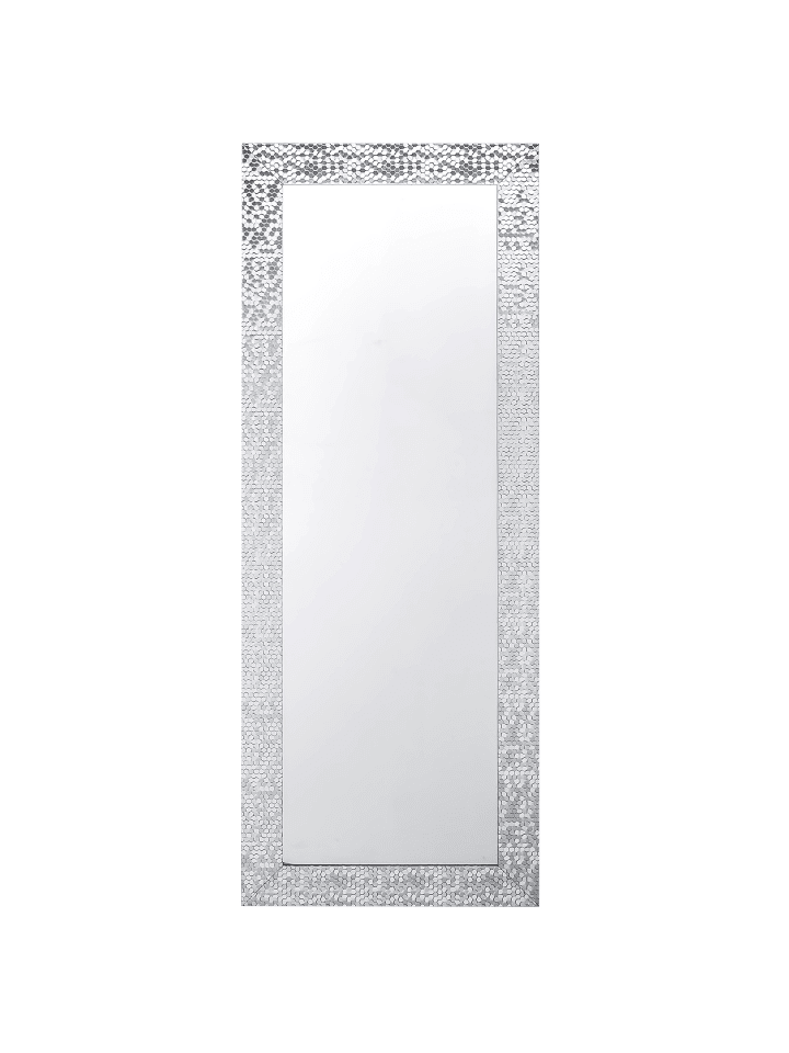Beliani Wandspiegel MARANS in Silber - (W) 50 x (H) 130 x (L) 2 cm günstig kaufen onesize