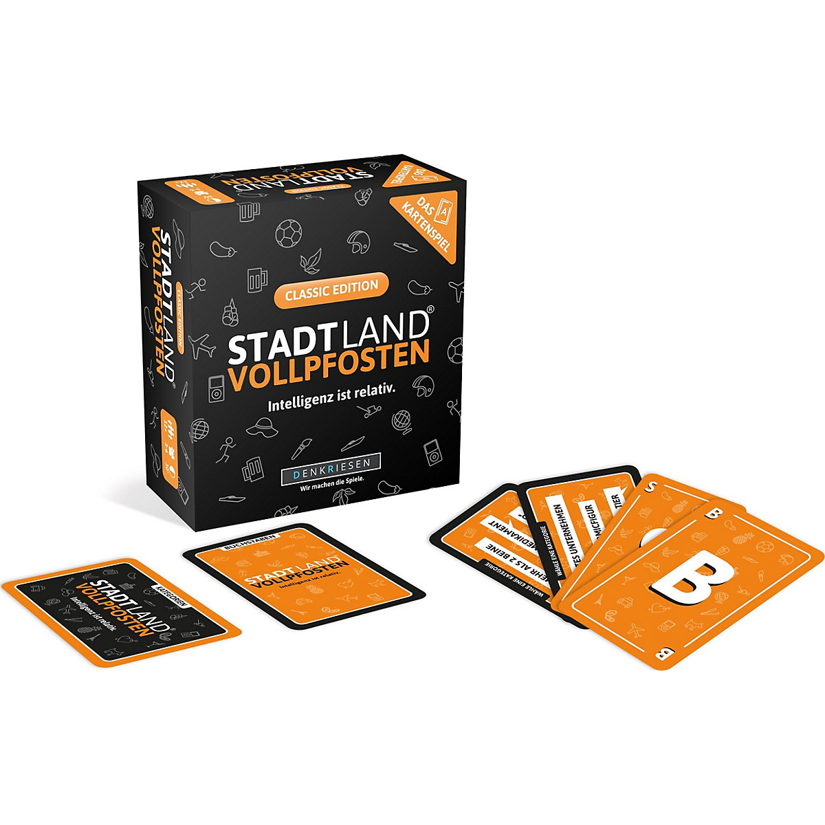 STADT LAND VOLLPFOSTEN® - Kartenspiel Classic