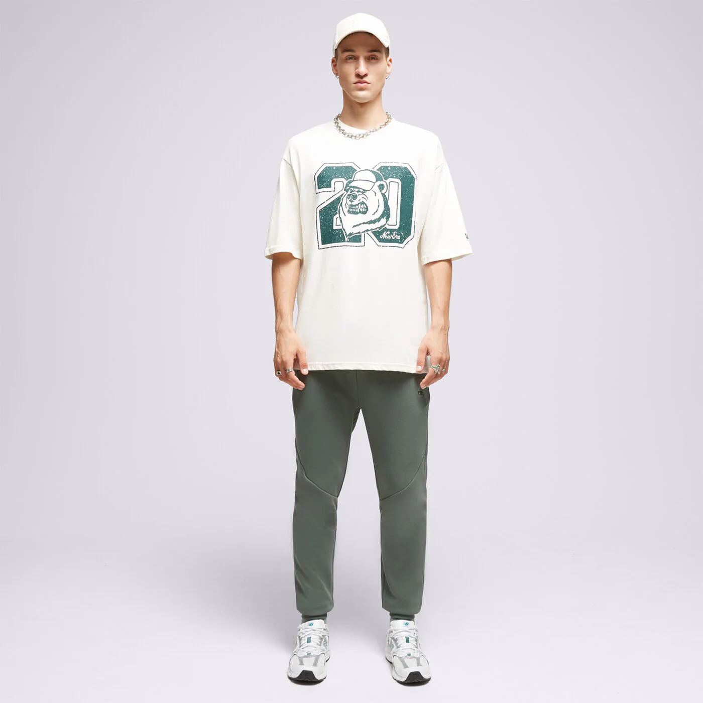 NEW ERA T-SHIRT NE LIFESTYLE OS NONE Weiß