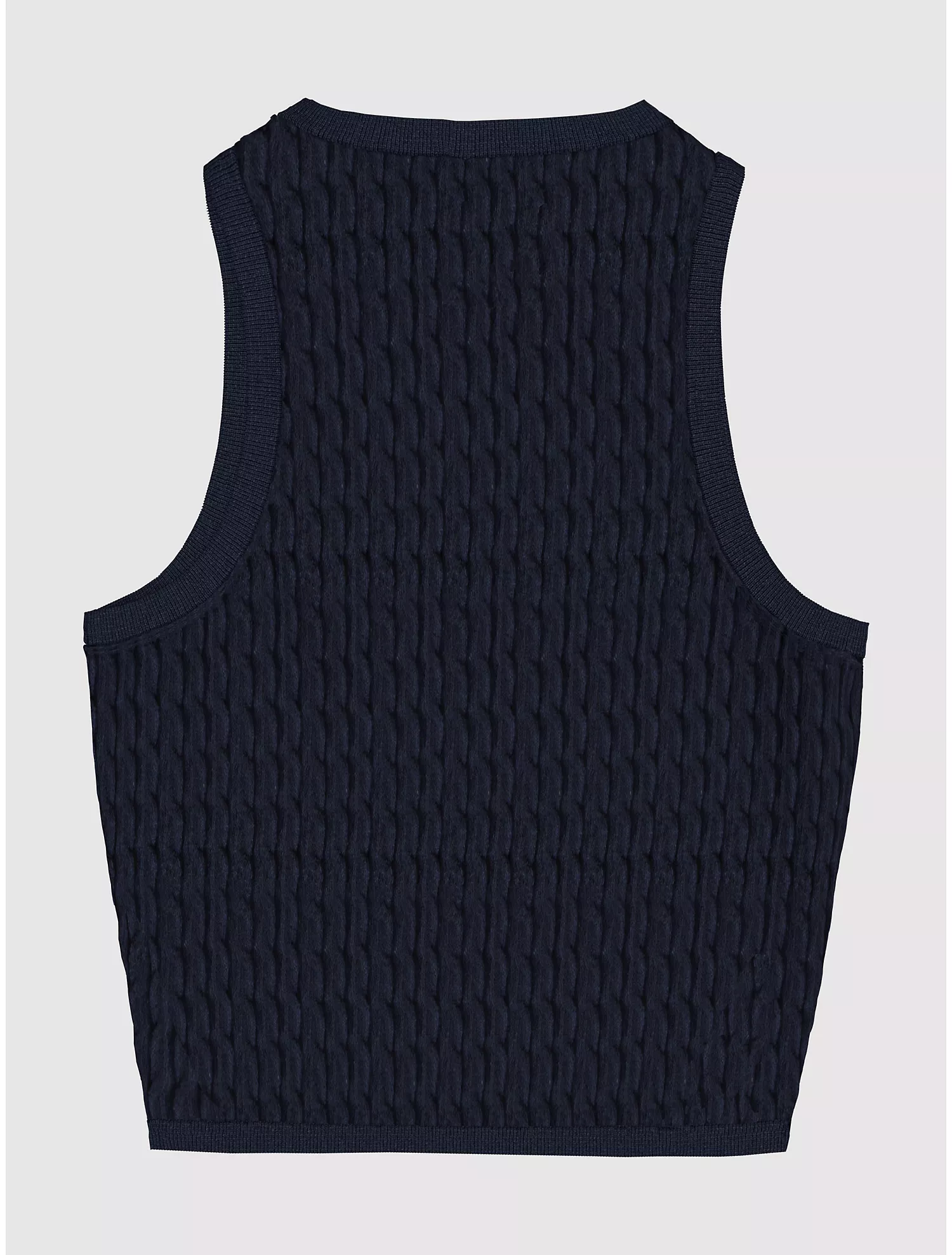 Cable Knit Tank Sweater