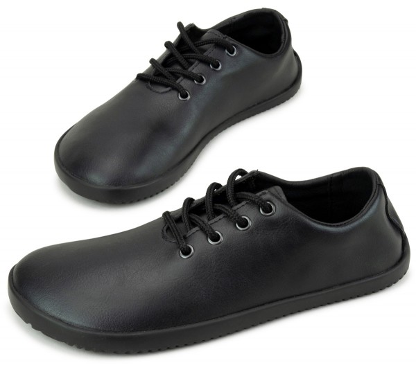 Ahinsa ~ Ananda Schnürschuh Vegan ~ Schwarz