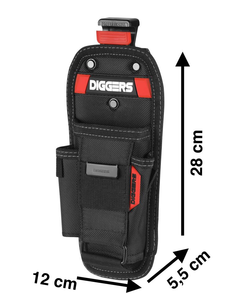 Torba do przechowywania dużych szczypiec DIGGERS DK637 Quick Click
