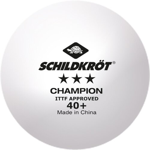 TISCHTENNISBALL 3-STERN CHAMPION POLY 40+ 4ER
