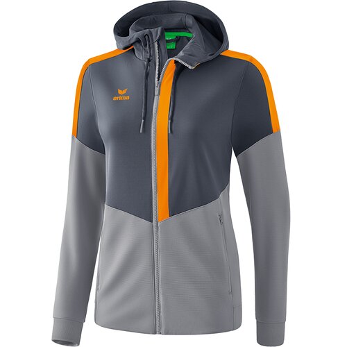 FUSSBALL - TEAMSPORT TEXTIL - JACKEN SQUAD KAPUZEN-TRAININGSJACKE DAMEN