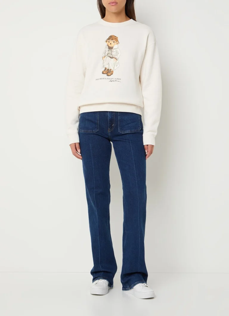 Pulover cu logo-ul Ralph Lauren imprimat