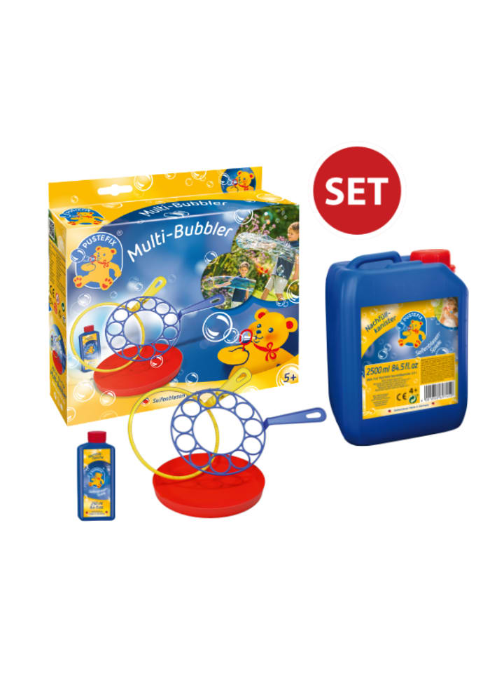 Pustefix PUSTEFIX Seifenblasen Multi-Bubbler   PUSTEFIX Nachfüllkanister 2,5 Liter günstig kaufen onesize