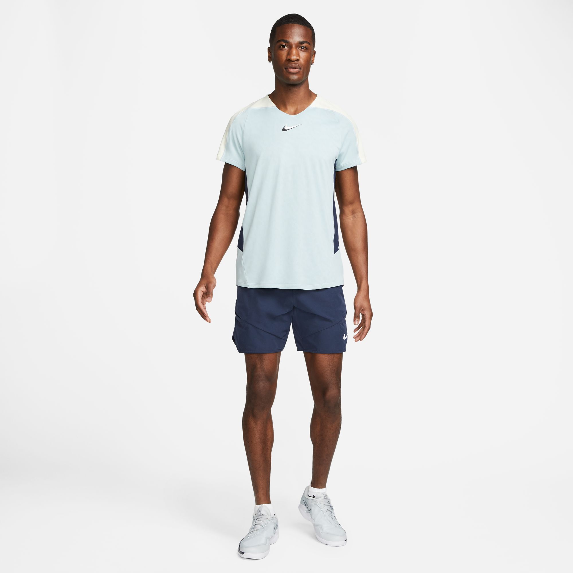 Court Dri-Fit Slam NT PS T-Shirt Herren - Hellblau, Weiß