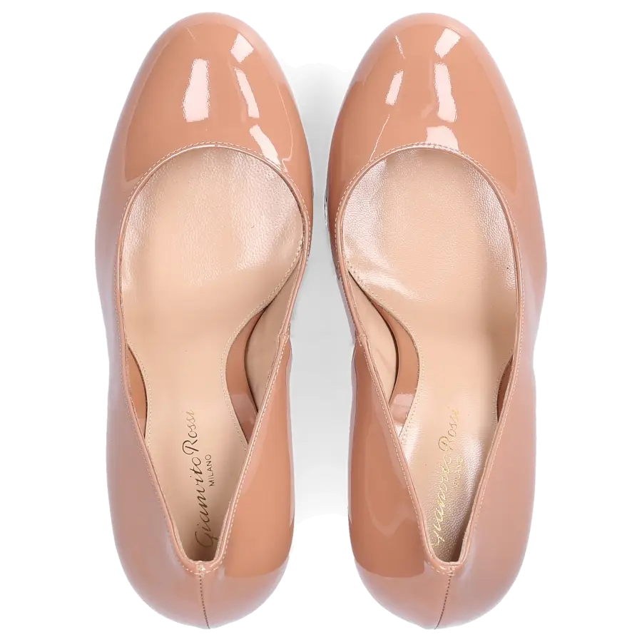 Gianvito Rossi - Plateaupumps G21747 Lackleder - beige