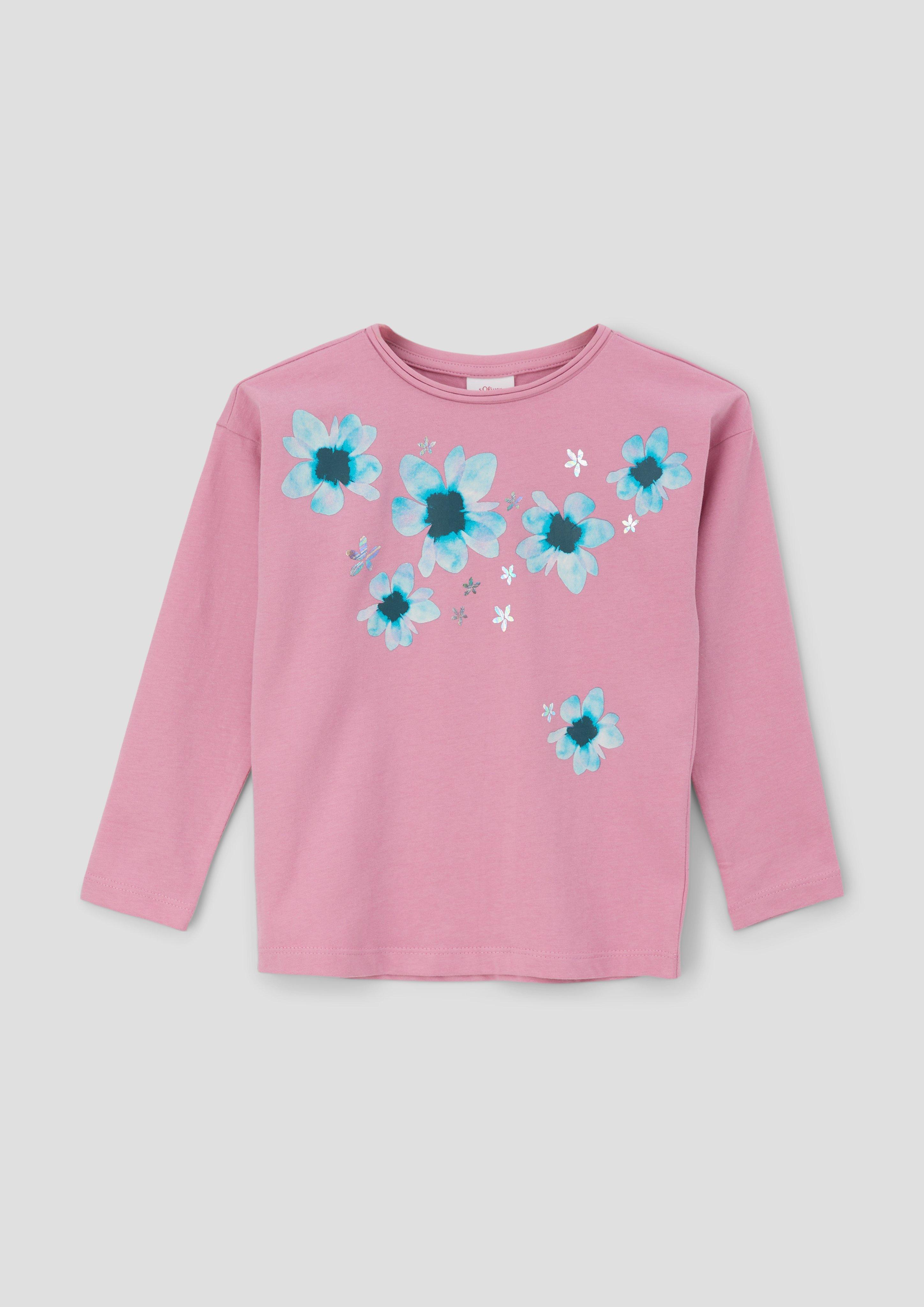 Longsleeve mit Frontprint  2133759-4350