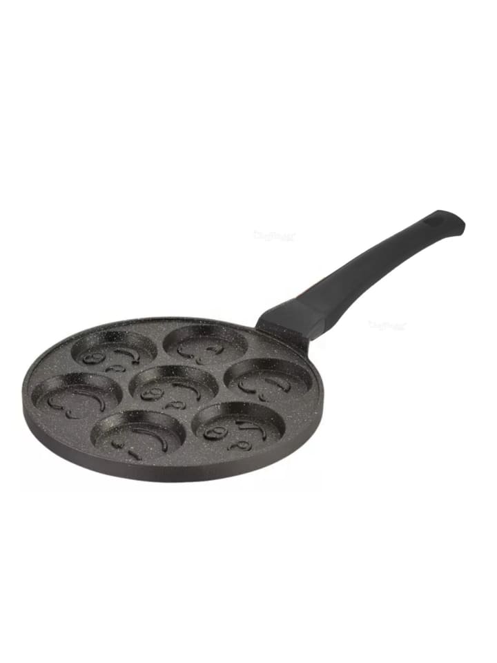 Cheffinger Smiley Pfannkuchen Pfanne Ø26cm in Schwarz günstig kaufen 26 cm