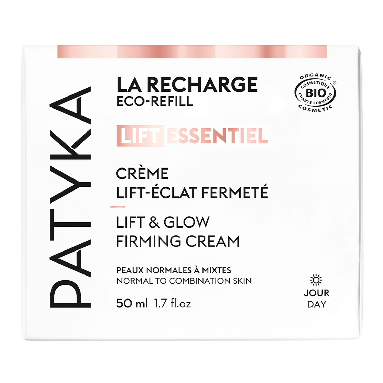 Patyka Lift Essentiel Recharge Crème Eclat Fermeté