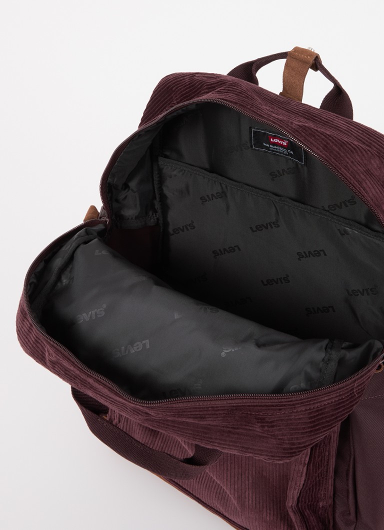 Levi's Corduroy -reppu 15-tuumaisella läppäritaskulla