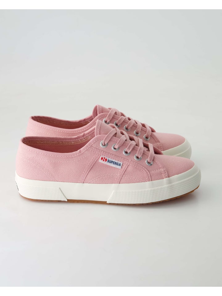 Superga Sportliche Schnürschuhe in Rosa günstig kaufen