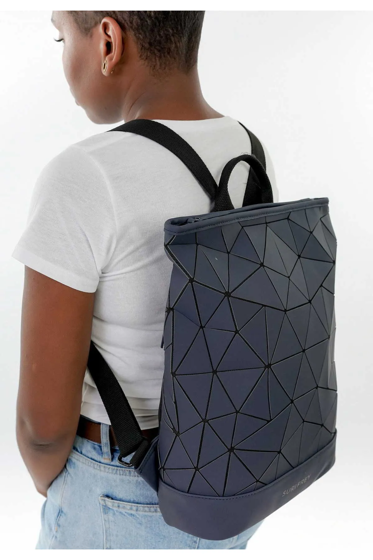 SURI FREY  Rucksack - Blau - Unifarben
