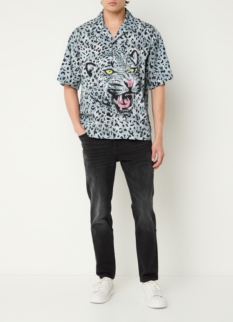HUGO BOSS 634 -slim fit -farkut värillisellä pesulla