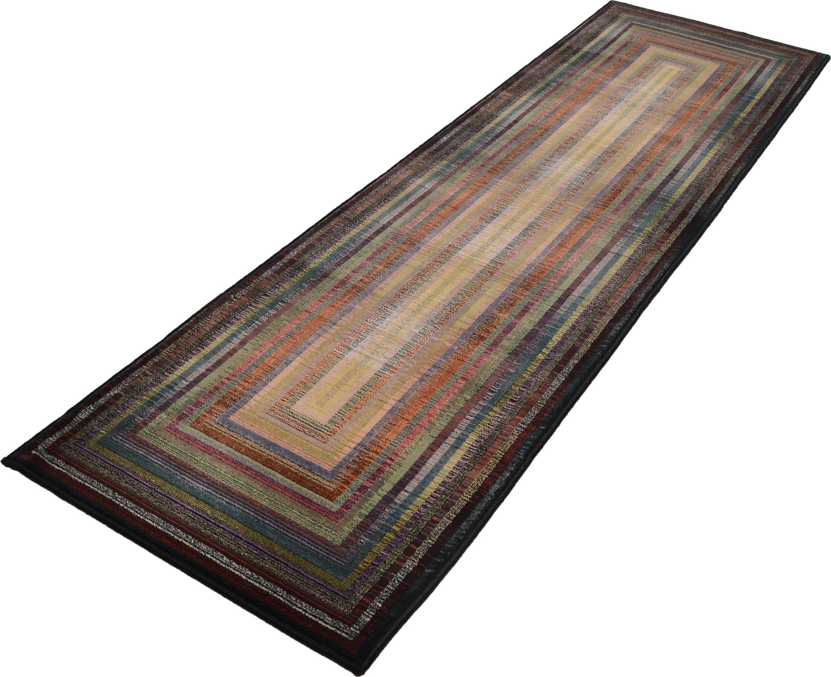 Läufer Gabiro 001, THEKO, rechteckig, Höhe: 10 mm, Teppich-Läufer, gewebt, ideal im Flur & Schlafzimmer